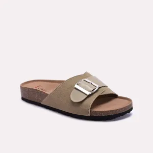 Green Casual Slippers 0413272