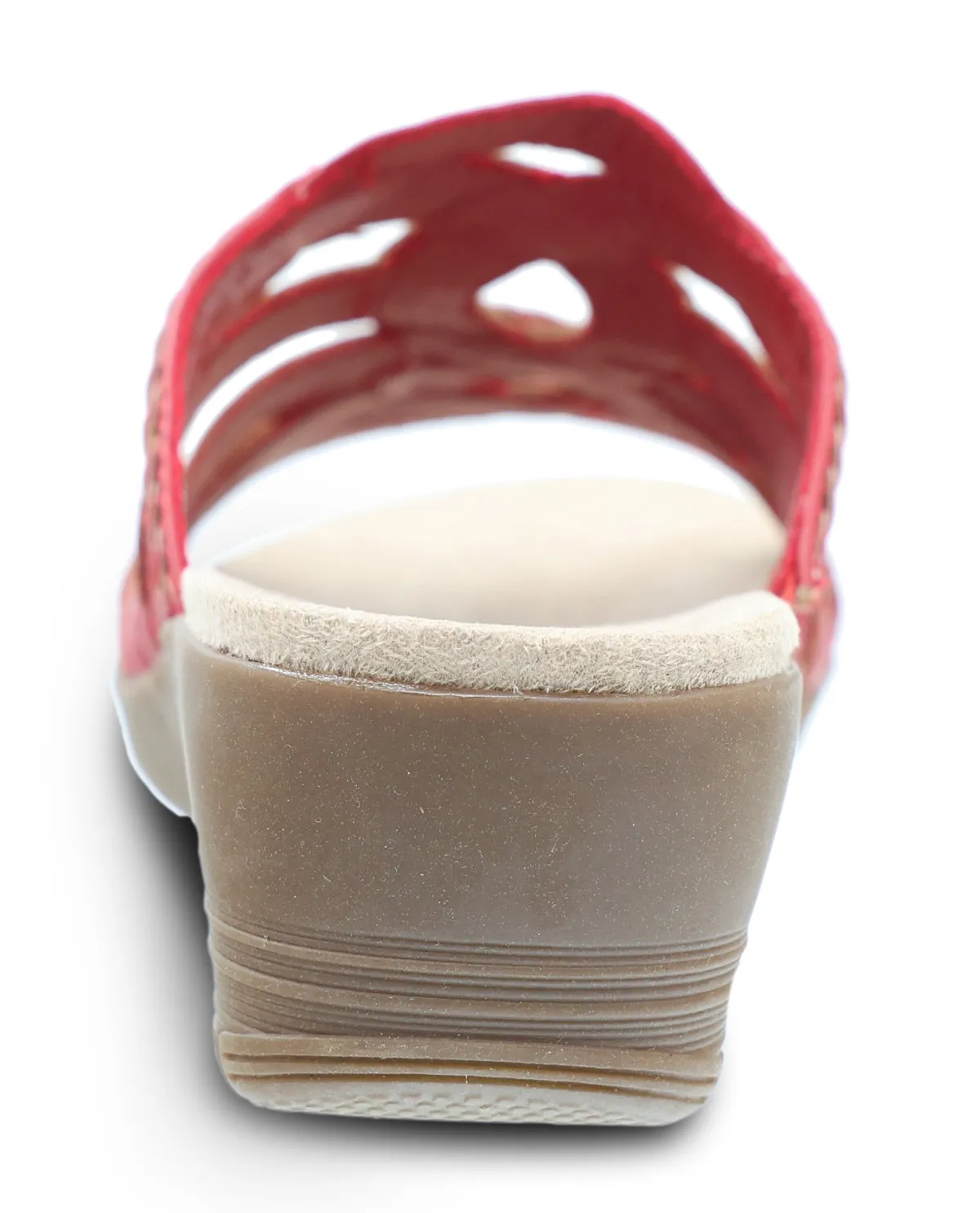 Happi Red Comfort Wedge