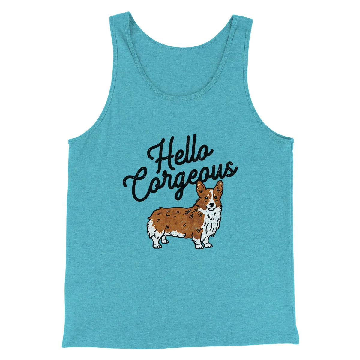 Hello Corgeous Men/Unisex Tank Top