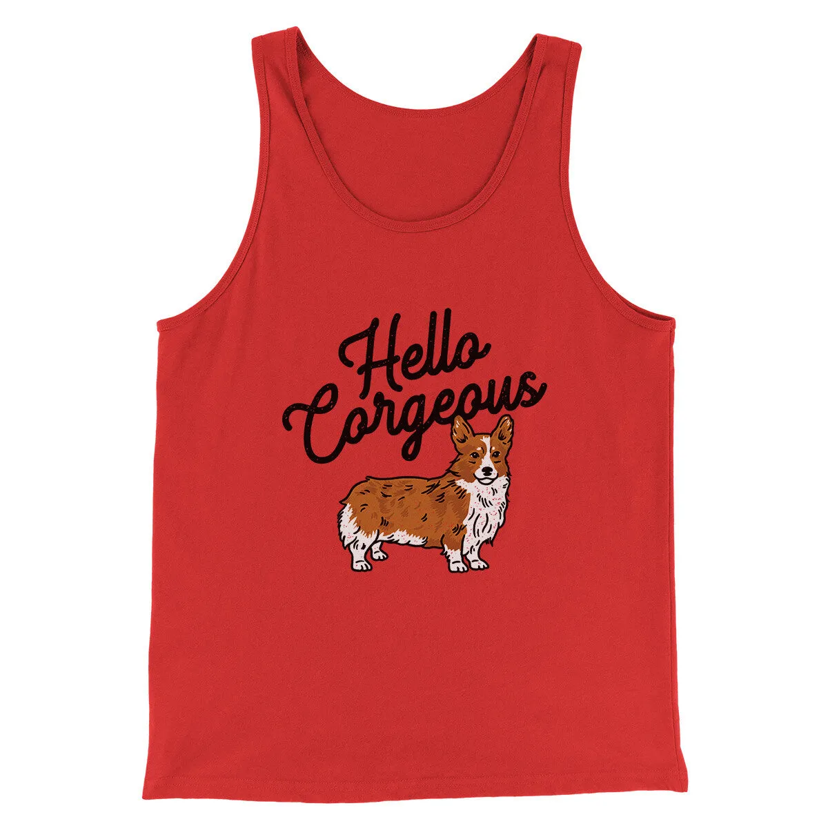 Hello Corgeous Men/Unisex Tank Top