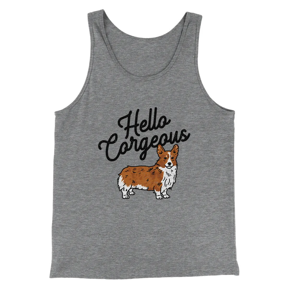 Hello Corgeous Men/Unisex Tank Top