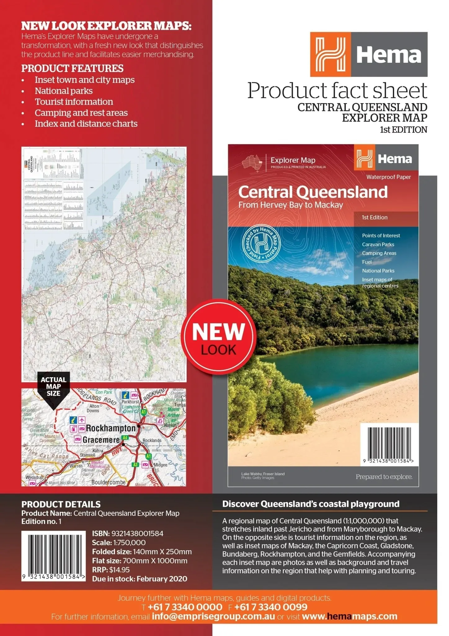 Hema Central Queensland Map