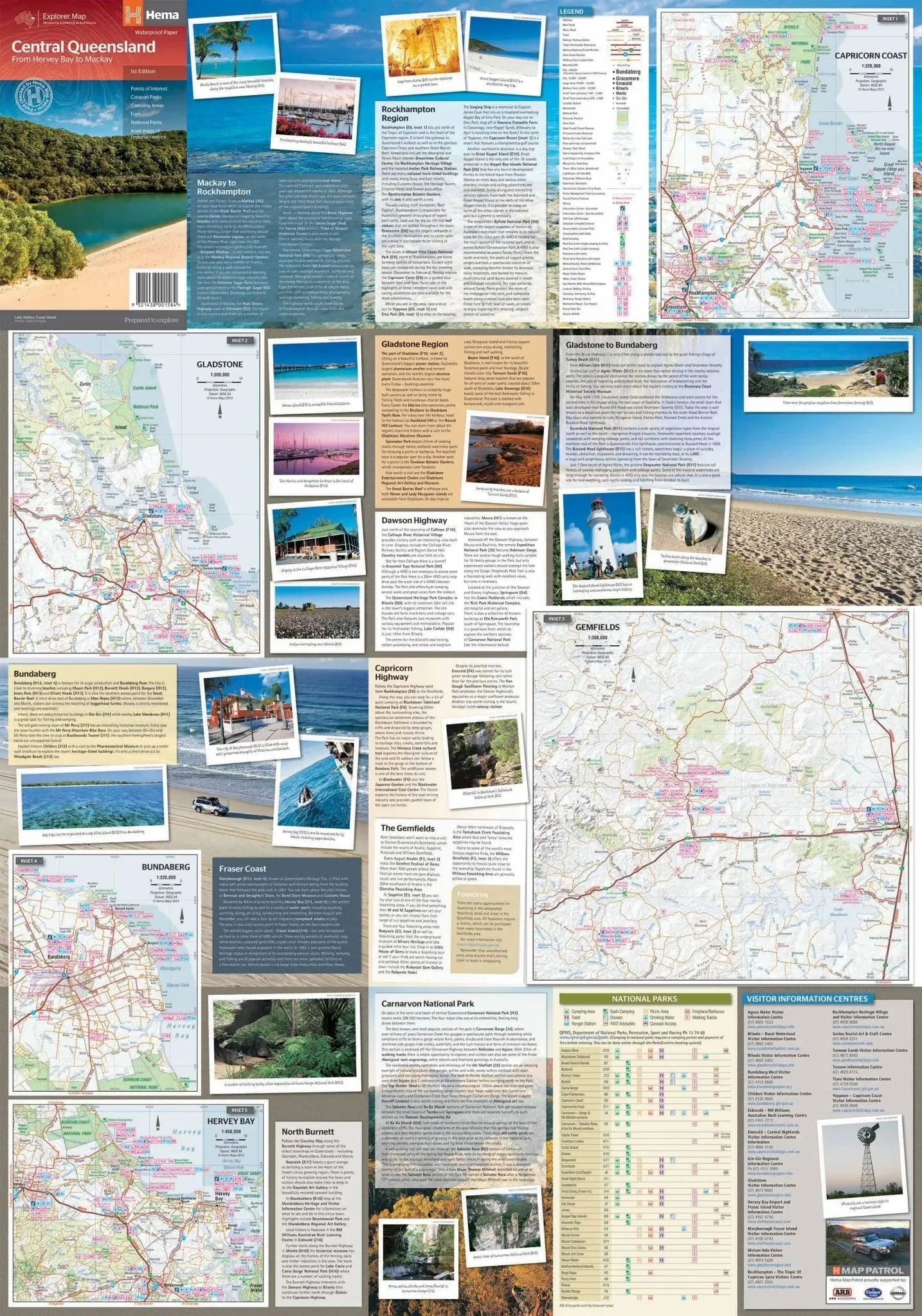 Hema Central Queensland Map