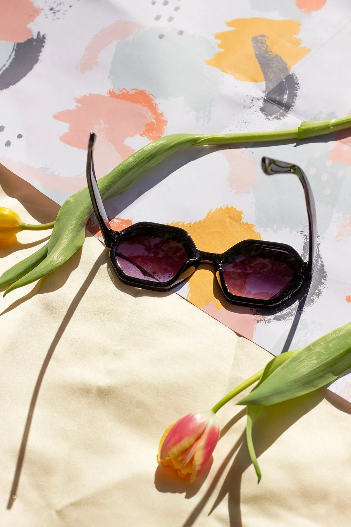 Heptagon Rounded Sunglasses