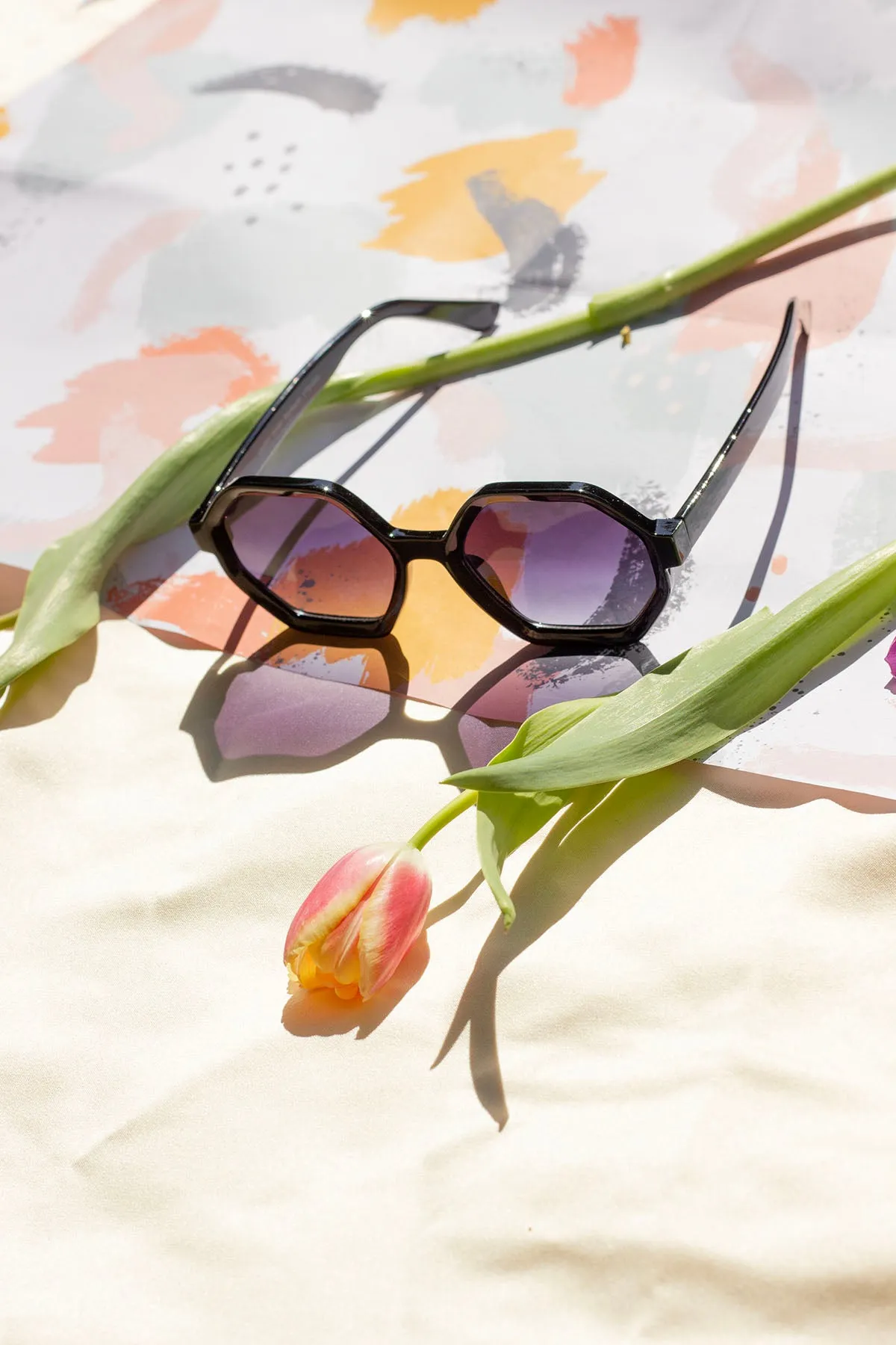 Heptagon Rounded Sunglasses