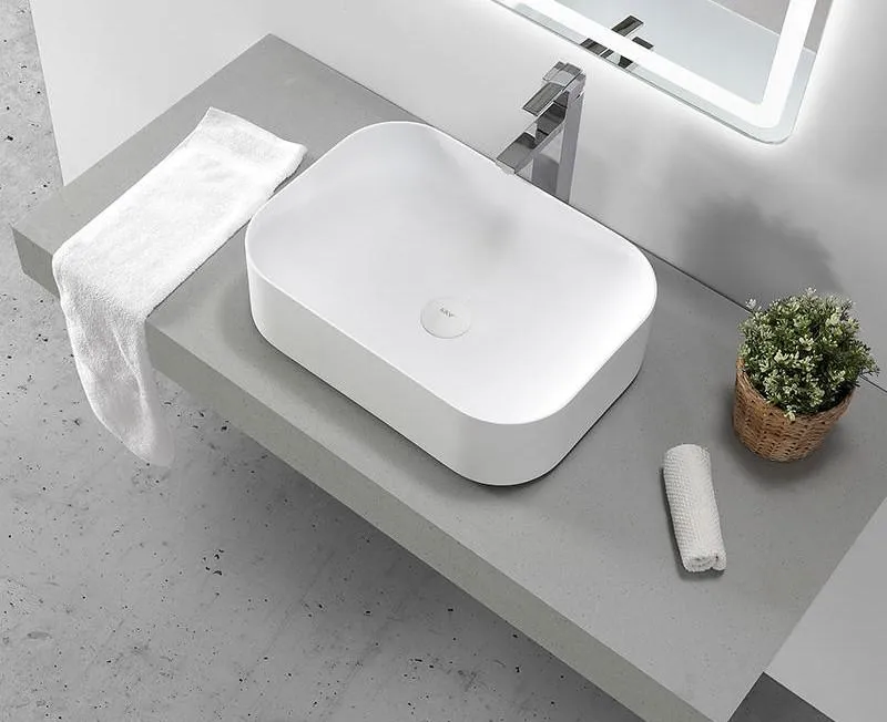 Hugi Rectangle Modern Basin - 500mm - B1152