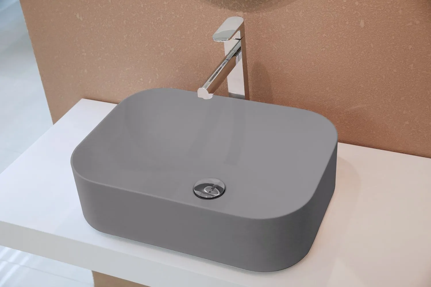 Hugi Rectangle Modern Basin - 500mm - B1152