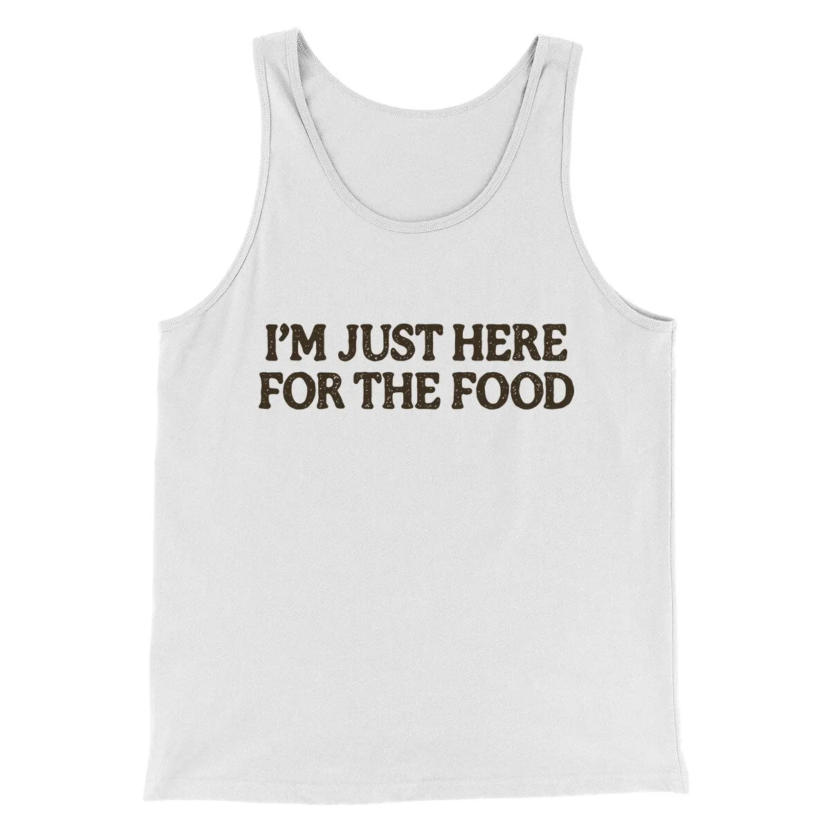 I’m Just Here For The Food Funny Thanksgiving Men/Unisex Tank Top