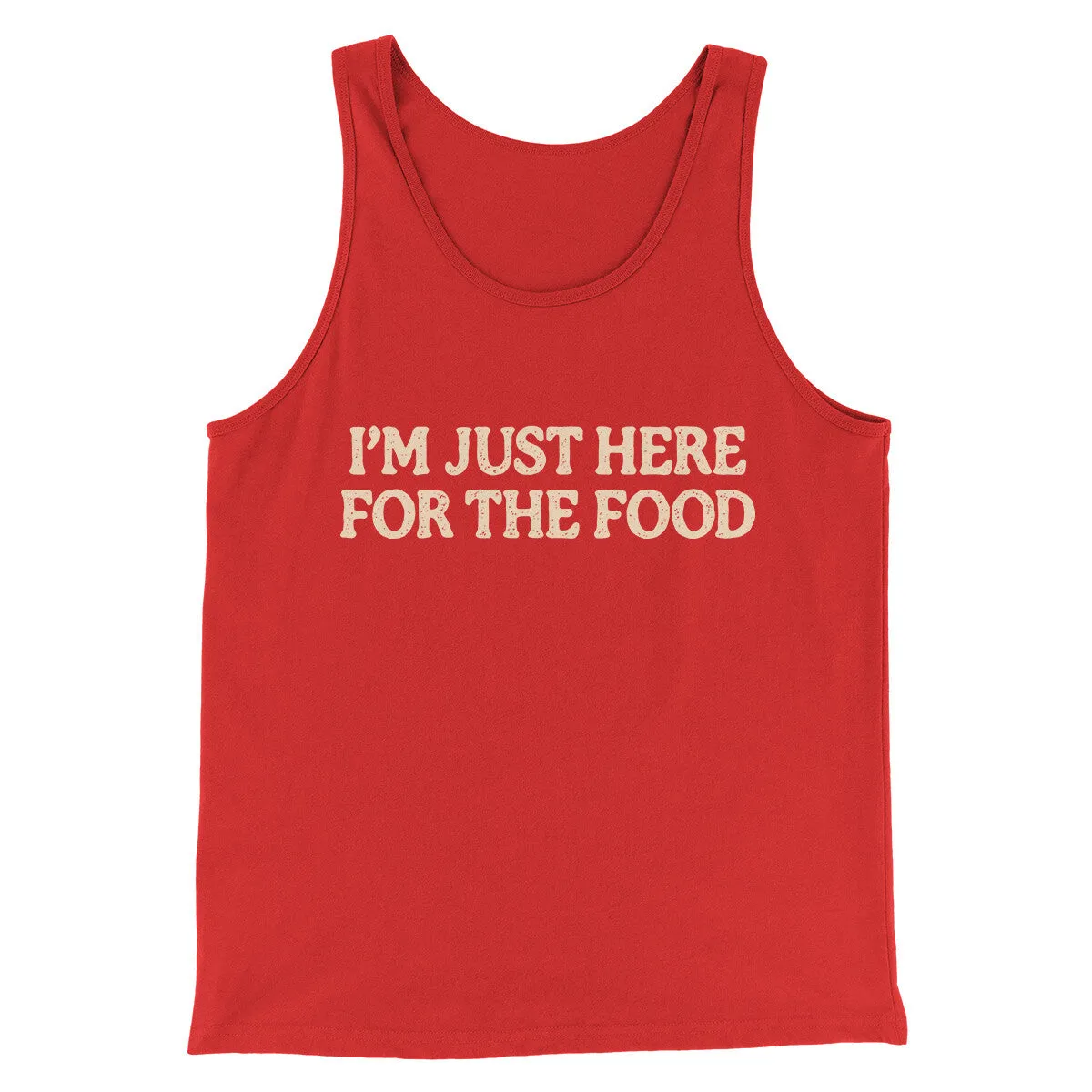 I’m Just Here For The Food Funny Thanksgiving Men/Unisex Tank Top