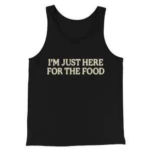 I’m Just Here For The Food Funny Thanksgiving Men/Unisex Tank Top