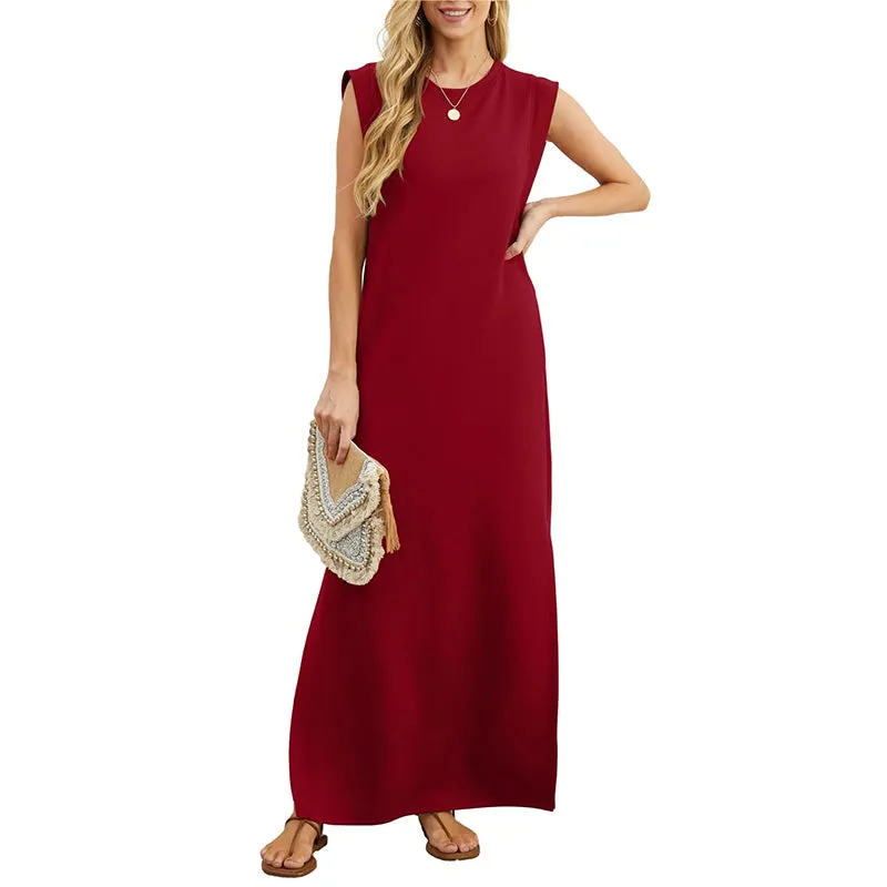 Kinsley | Sleeveless Casual Maxi Dress