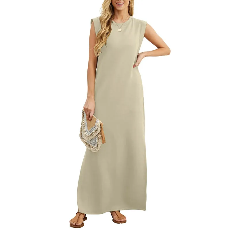 Kinsley | Sleeveless Casual Maxi Dress