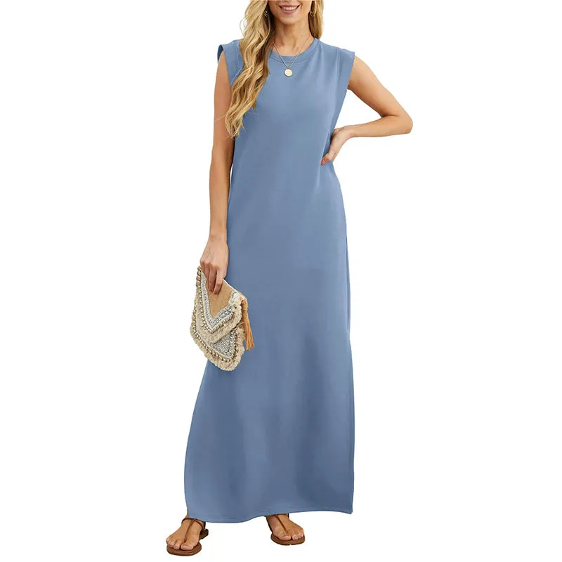 Kinsley | Sleeveless Casual Maxi Dress