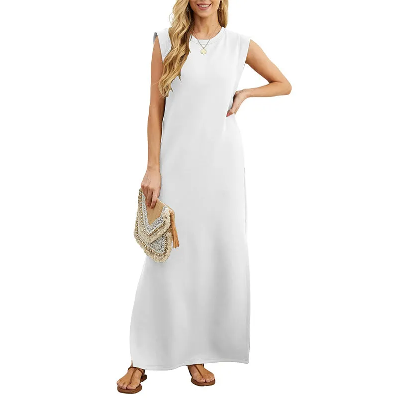 Kinsley | Sleeveless Casual Maxi Dress