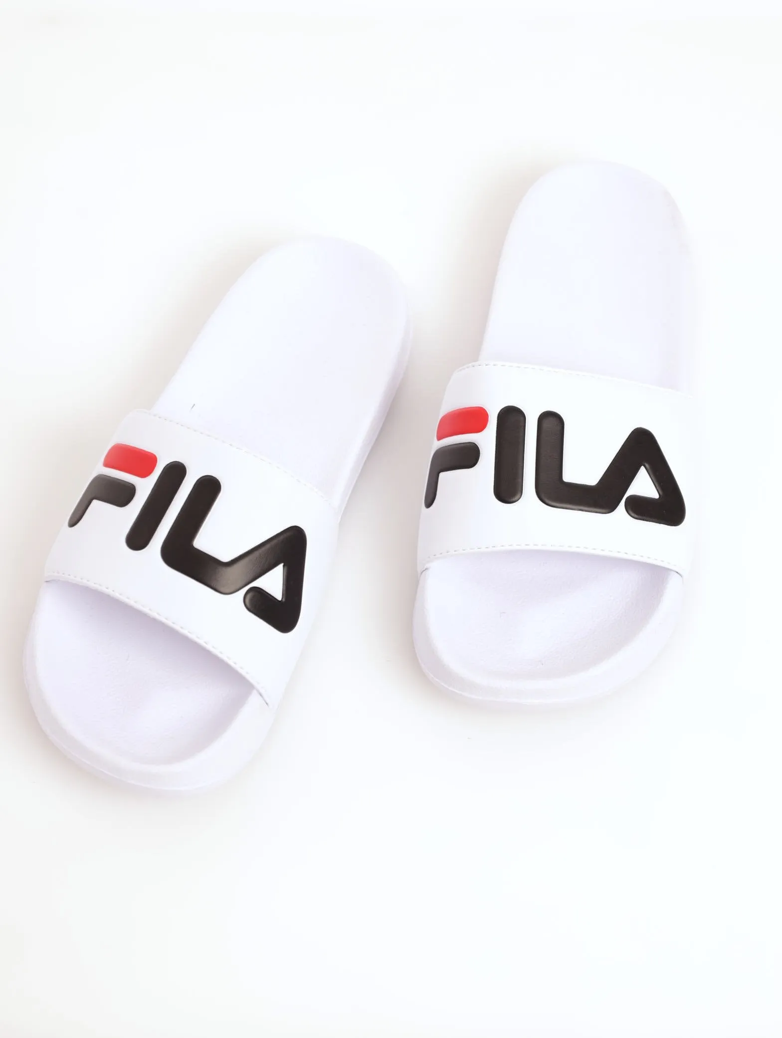 Ladies Hillside Slide Sandal - White