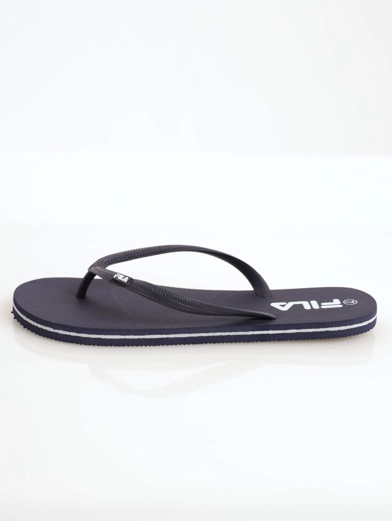 Ladies Nissi Thong Sandal - Navy/White