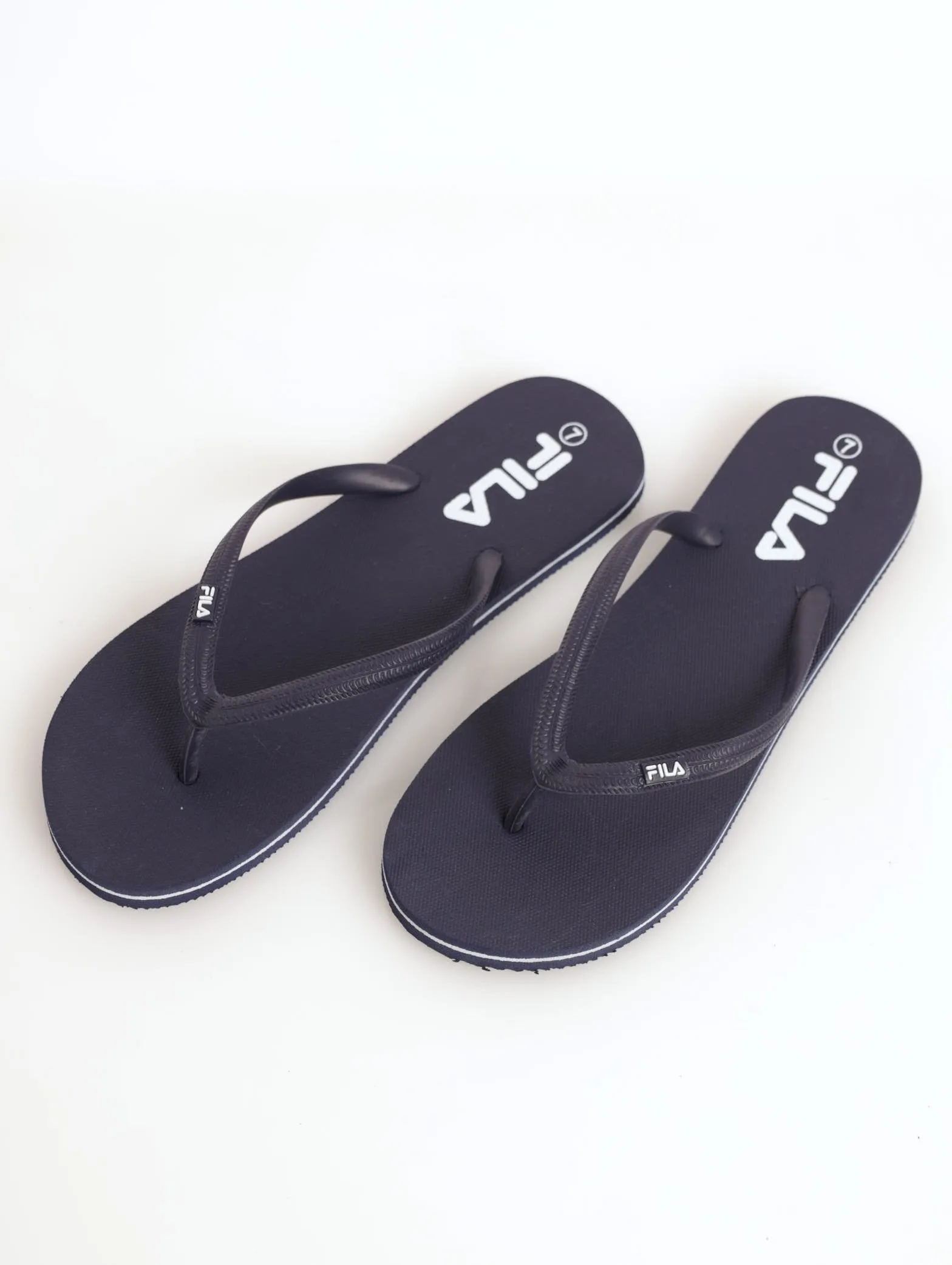 Ladies Nissi Thong Sandal - Navy/White