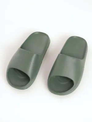Ladies Summer Slide Sandal - Sage