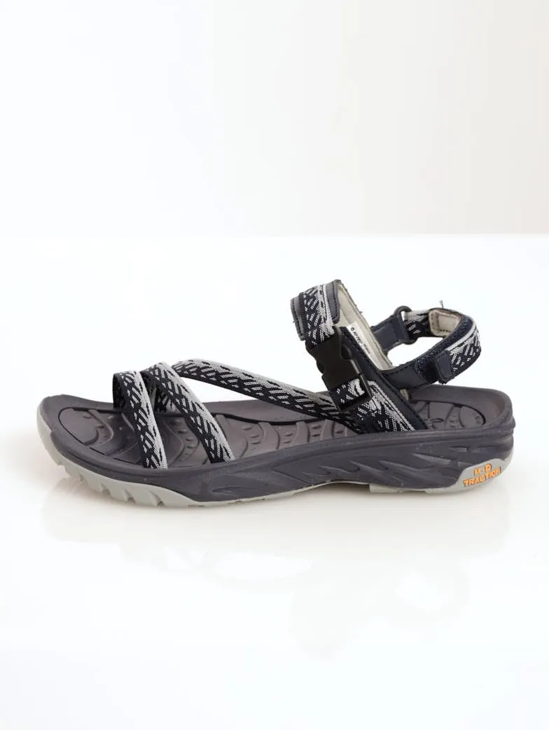 Ladies ULA Cresta Sandal - Navy/Grey