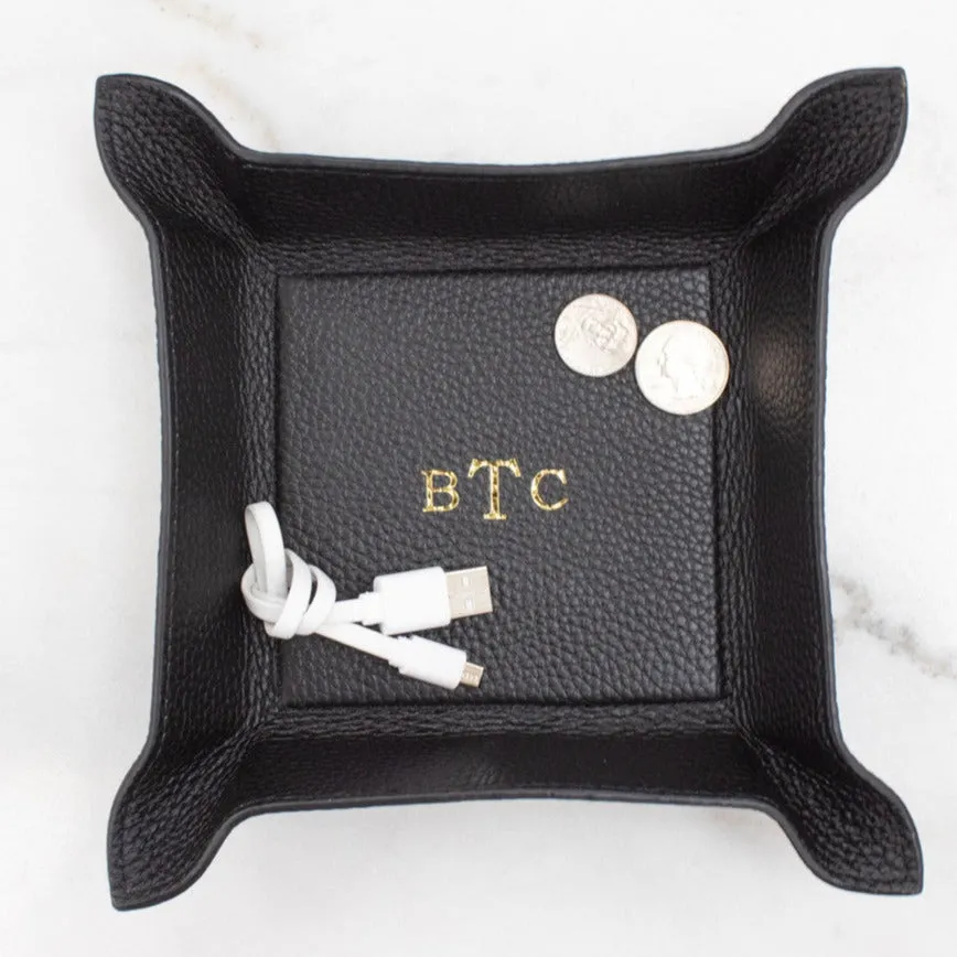 Leather Valet Tray