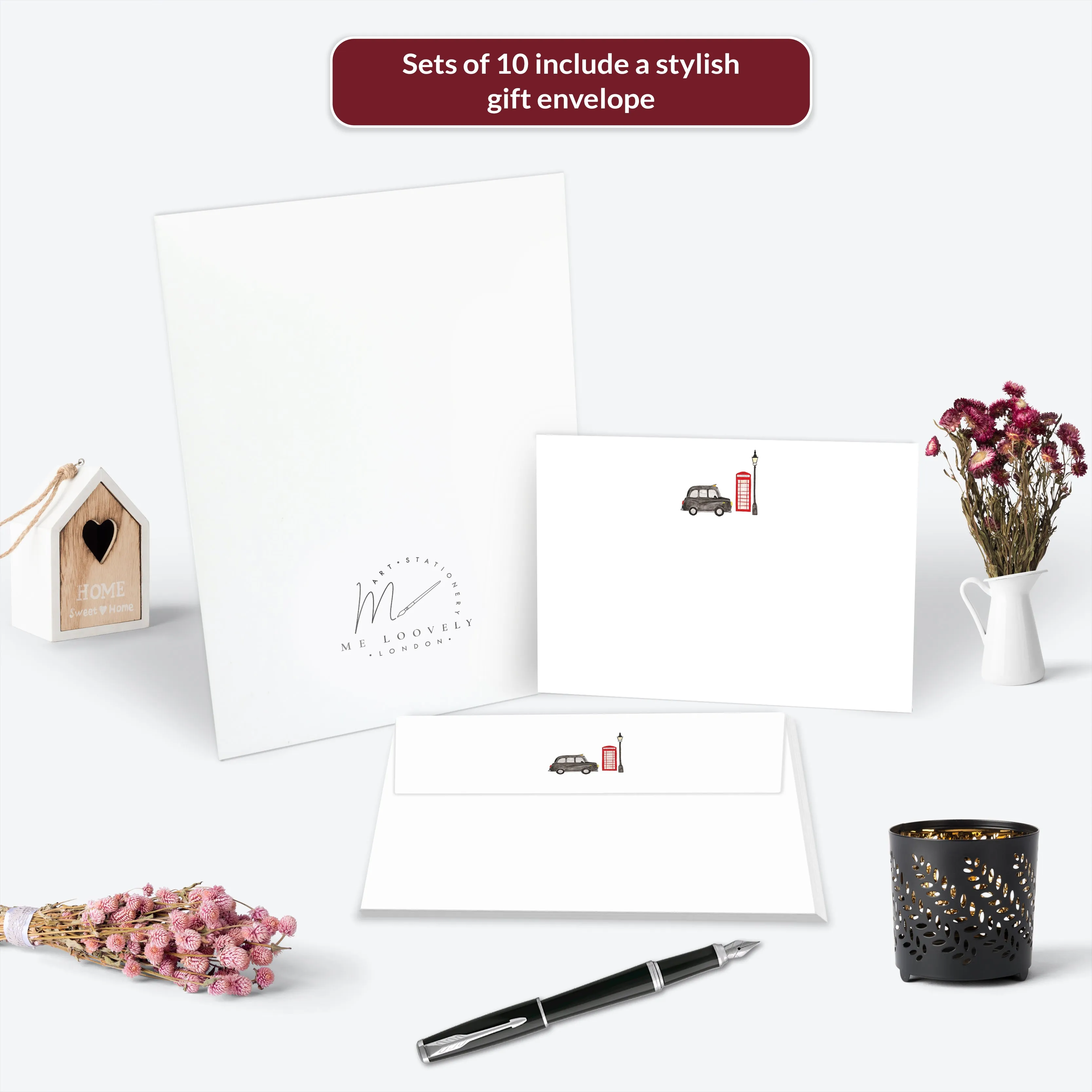London Icon Flat Notecard Set