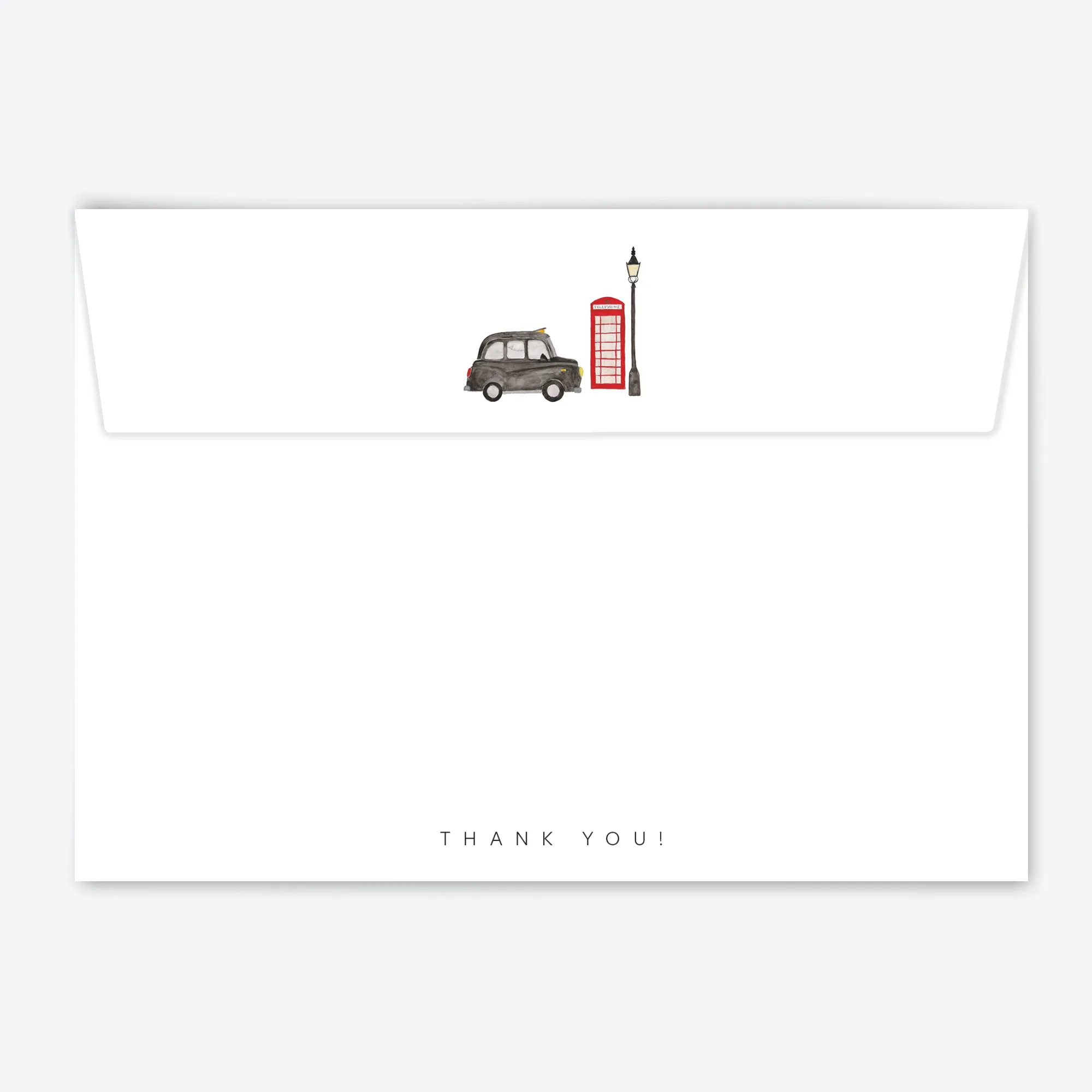 London Icon Thank You Flat Notecard Set