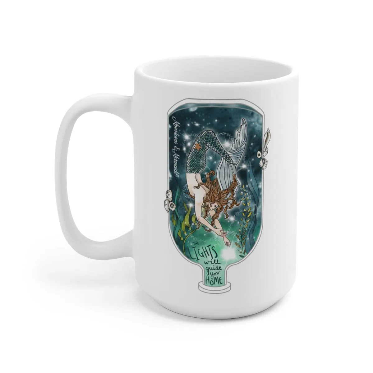 Luminary Mermaid Coffee Mug 15oz