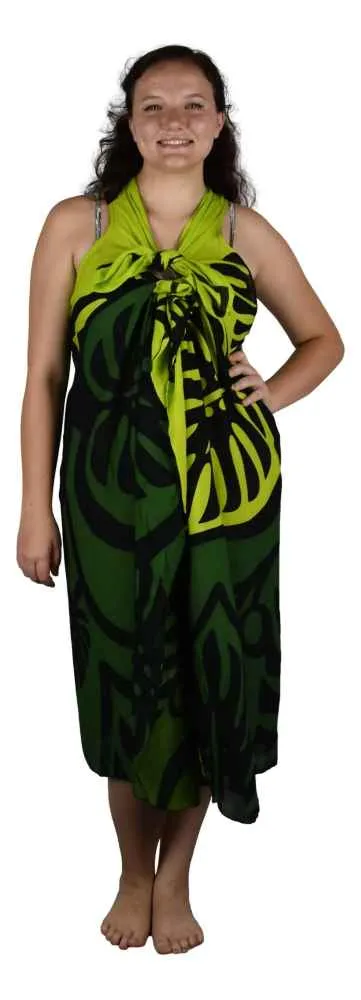 Magic Sarong - Rounded Corners - Monstera - Green