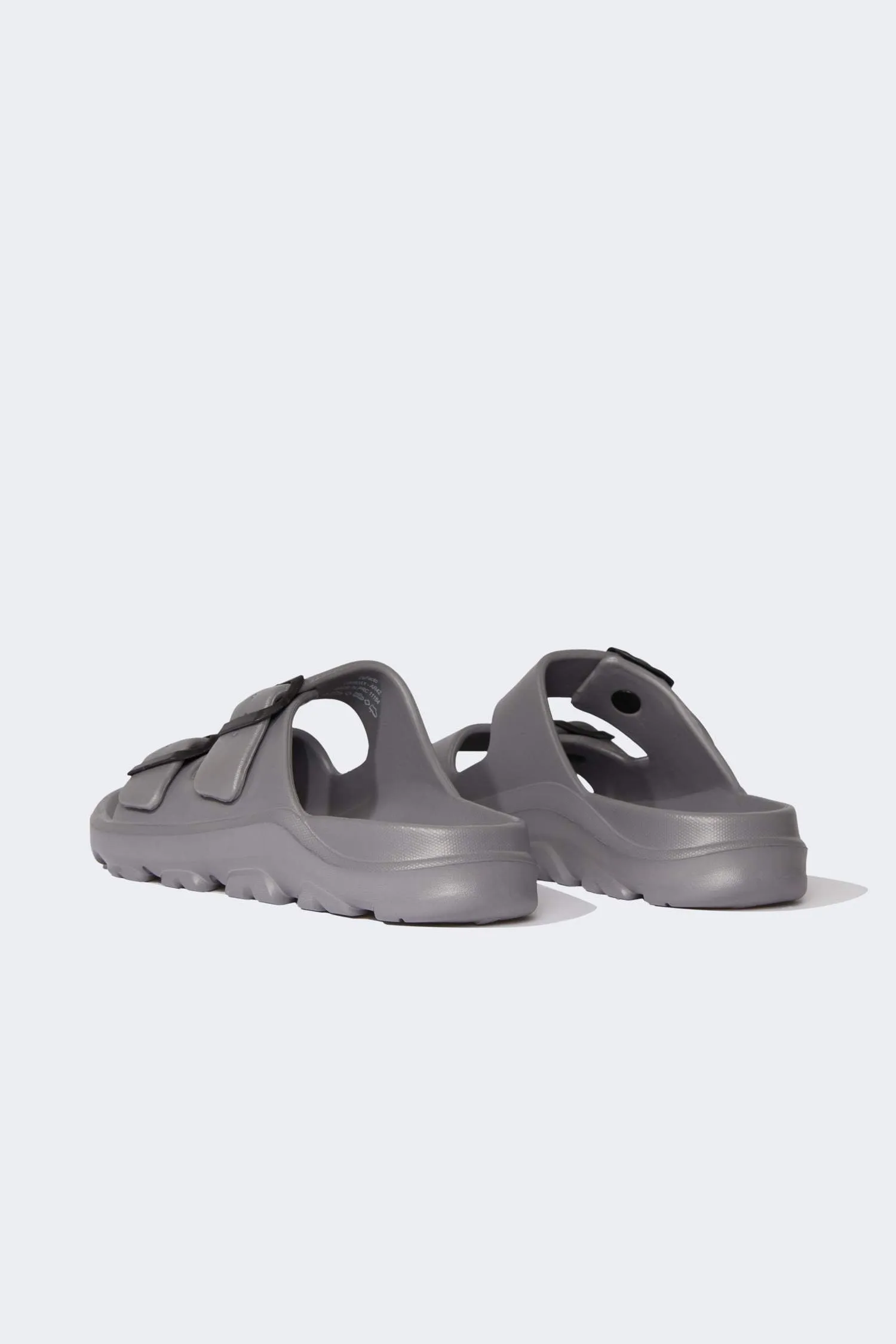 Man Flat Sole Double Banded Eva Slippers