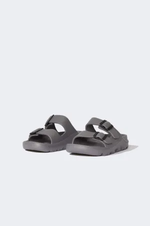 Man Flat Sole Double Banded Eva Slippers