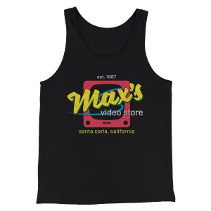 Max's Video Store Funny Movie Men/Unisex Tank Top