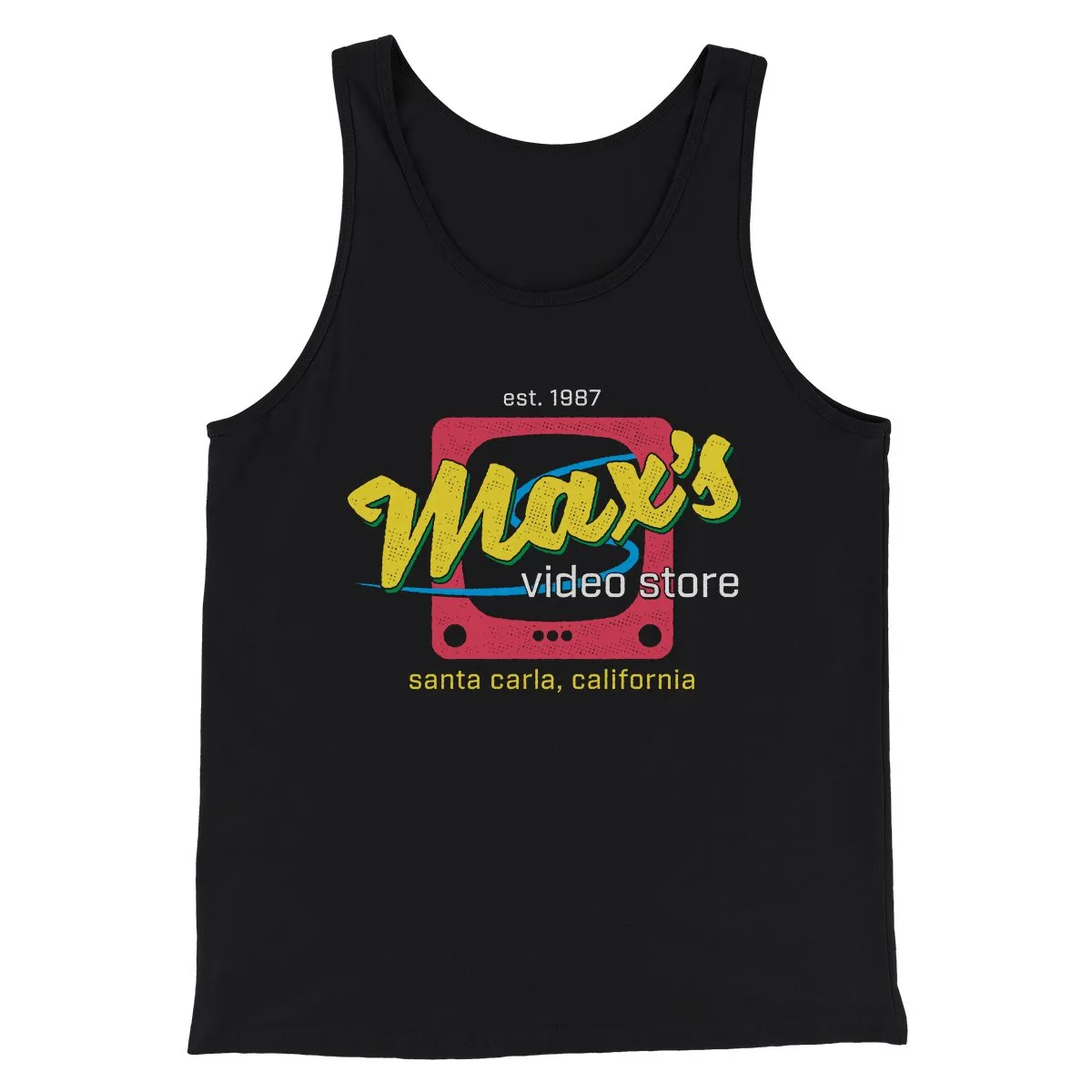 Max's Video Store Funny Movie Men/Unisex Tank Top