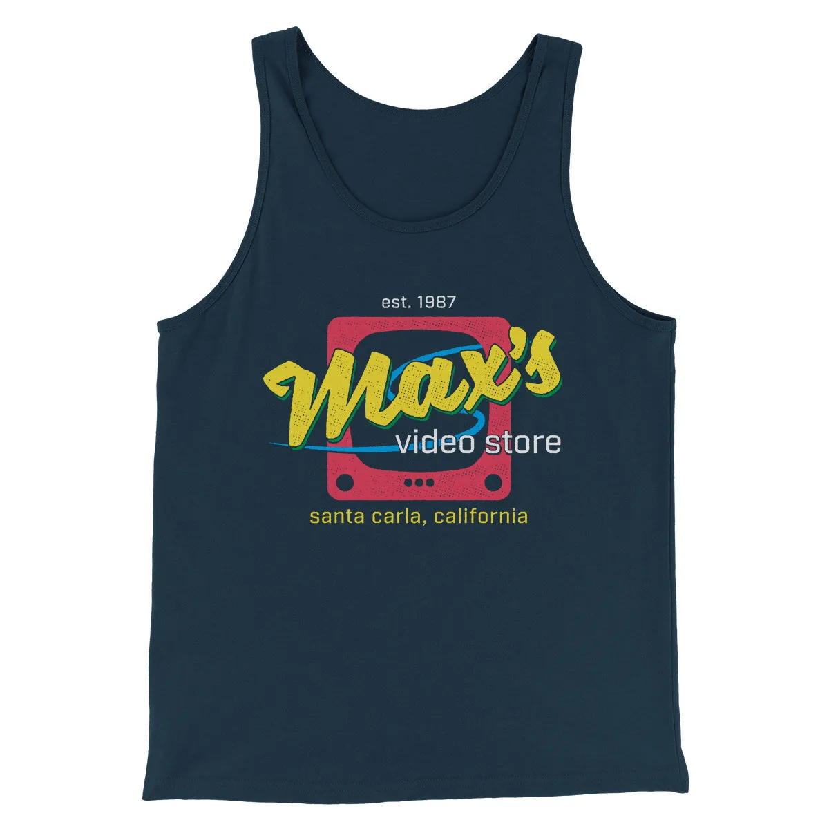 Max's Video Store Funny Movie Men/Unisex Tank Top