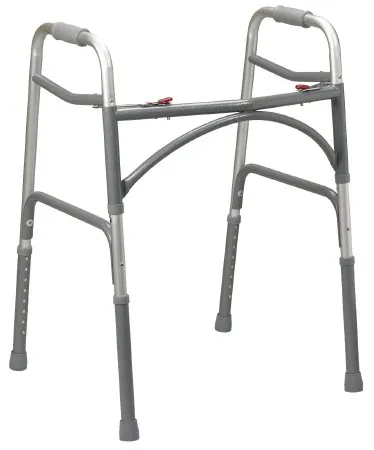 McKesson Folding Steel Frame Commode with 7.5 QT Bucket