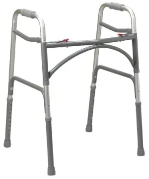 McKesson Folding Steel Frame Commode with 7.5 QT Bucket