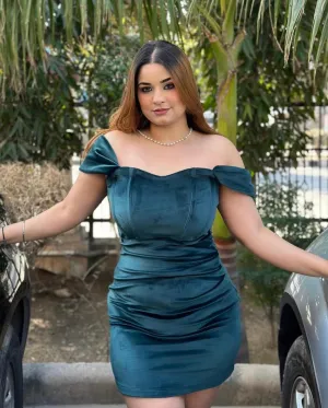 MELANIE- Corset dress (Emerald)
