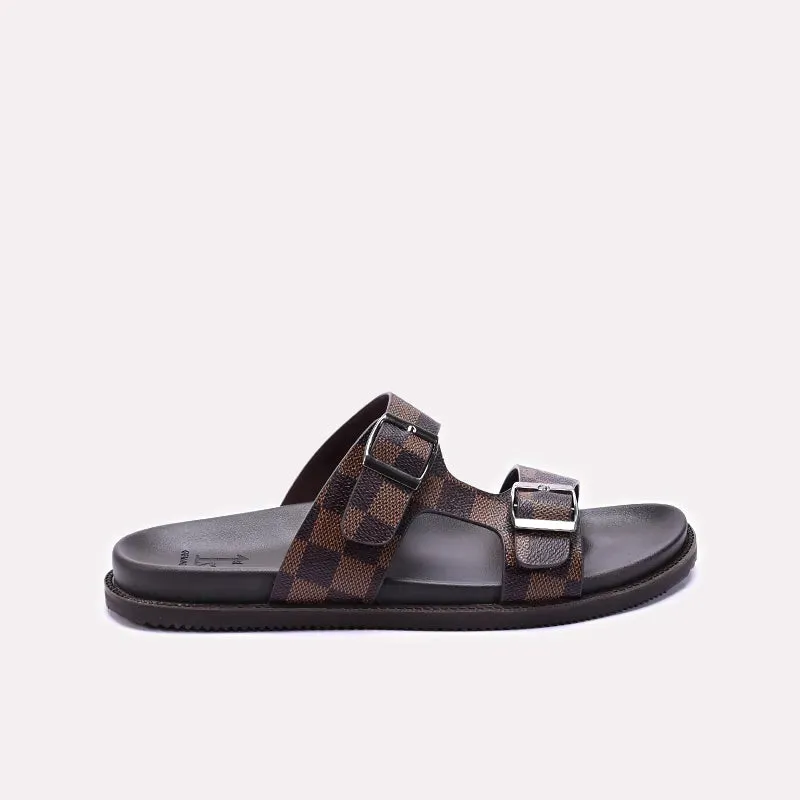 Mens Brown Casual Slippers 0151125