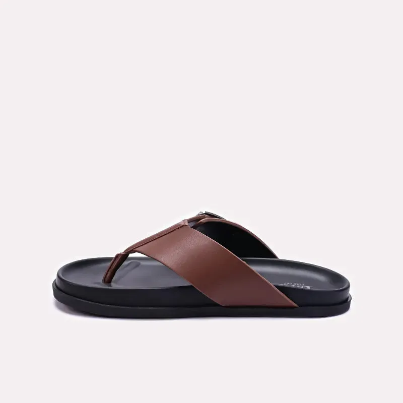 Mens Brown Flip Flops 0151110