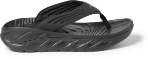MEN'S HOKA ORA RECOVERY FLIP | BLACK / DARK GULL GRAY