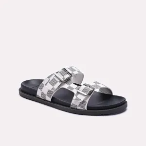 Mens White Casual Slippers 0151125