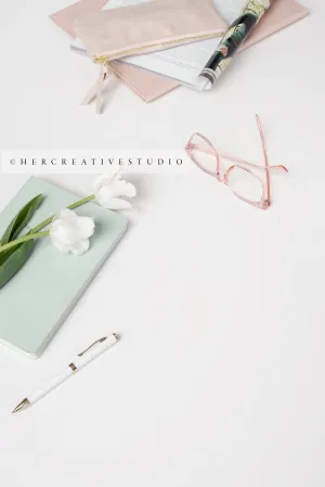 Mint Green & Nude Workspace