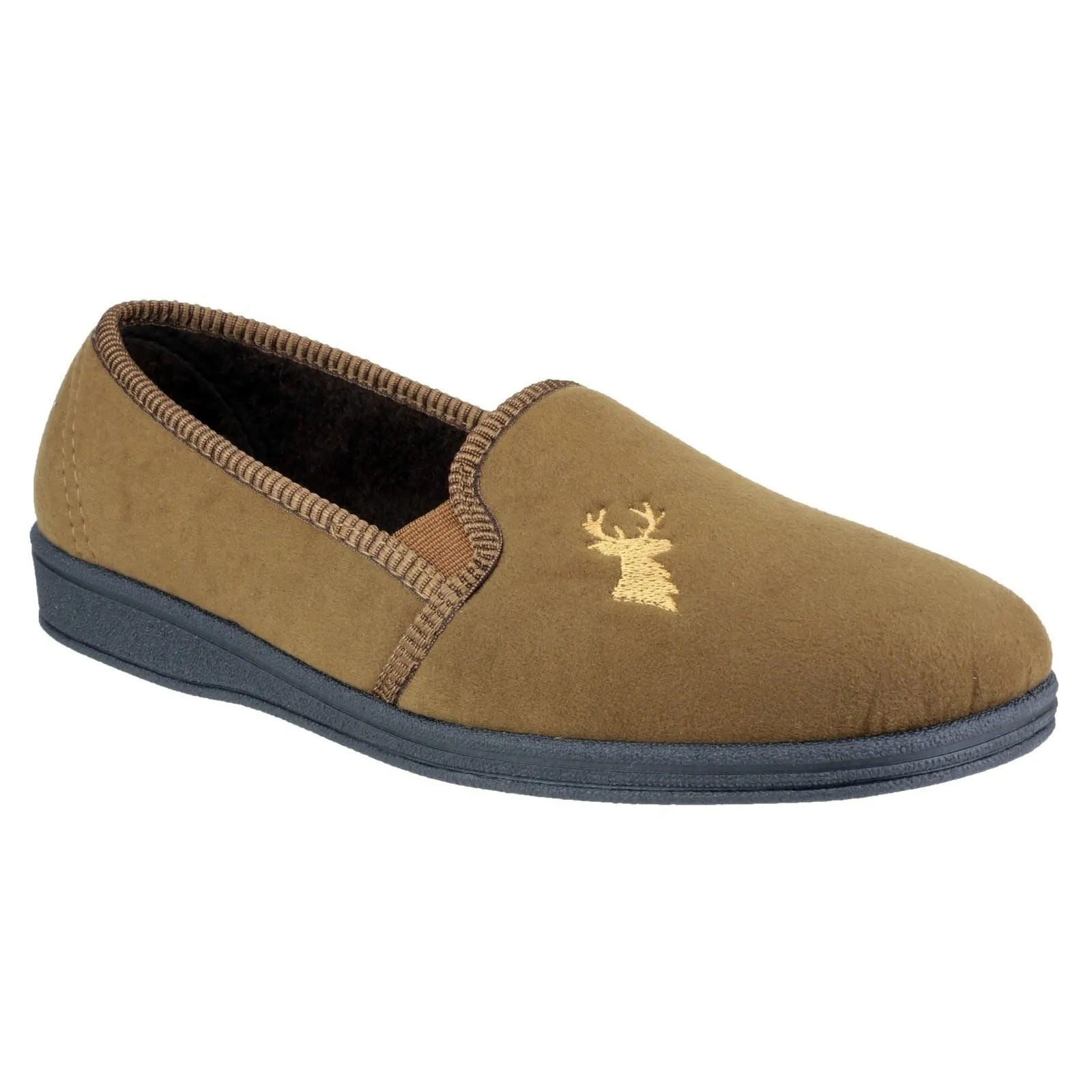 Mirak Men Slipper - Stag in 3 Colours, 6 to 12