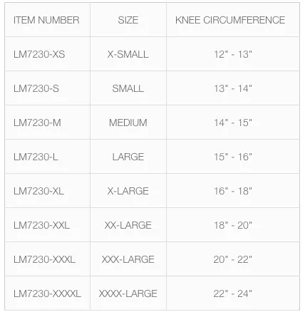 MKO Hinged Knee Wrap