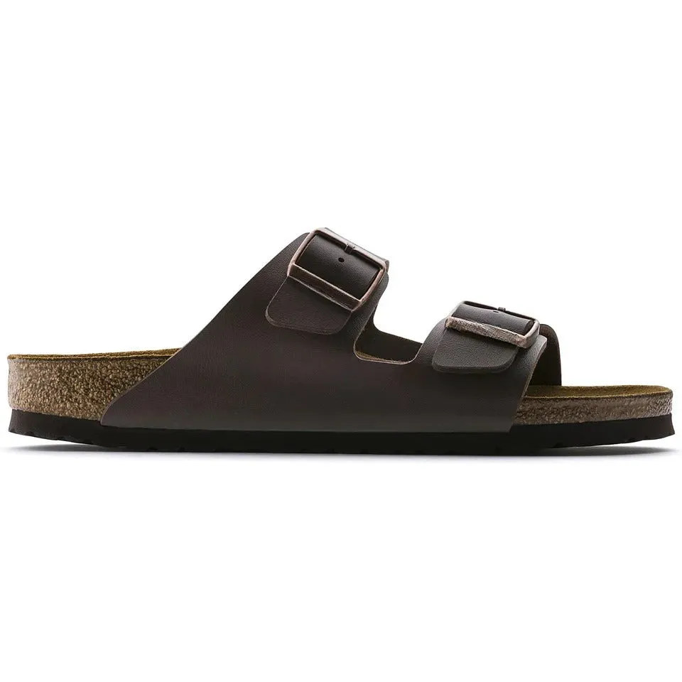 Mocha Brown Leather Ease Comfort Slippers with Buckle - Slippers