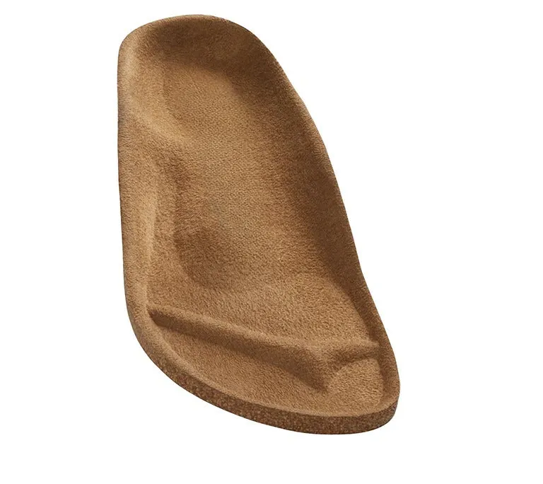 Mocha Brown Leather Ease Comfort Slippers with Buckle - Slippers