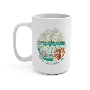 Mountain Mermaid Coffee Mug 15oz