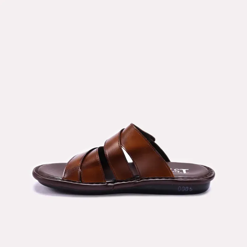 Mustard Glossy Casual Slippers Mens 0151023