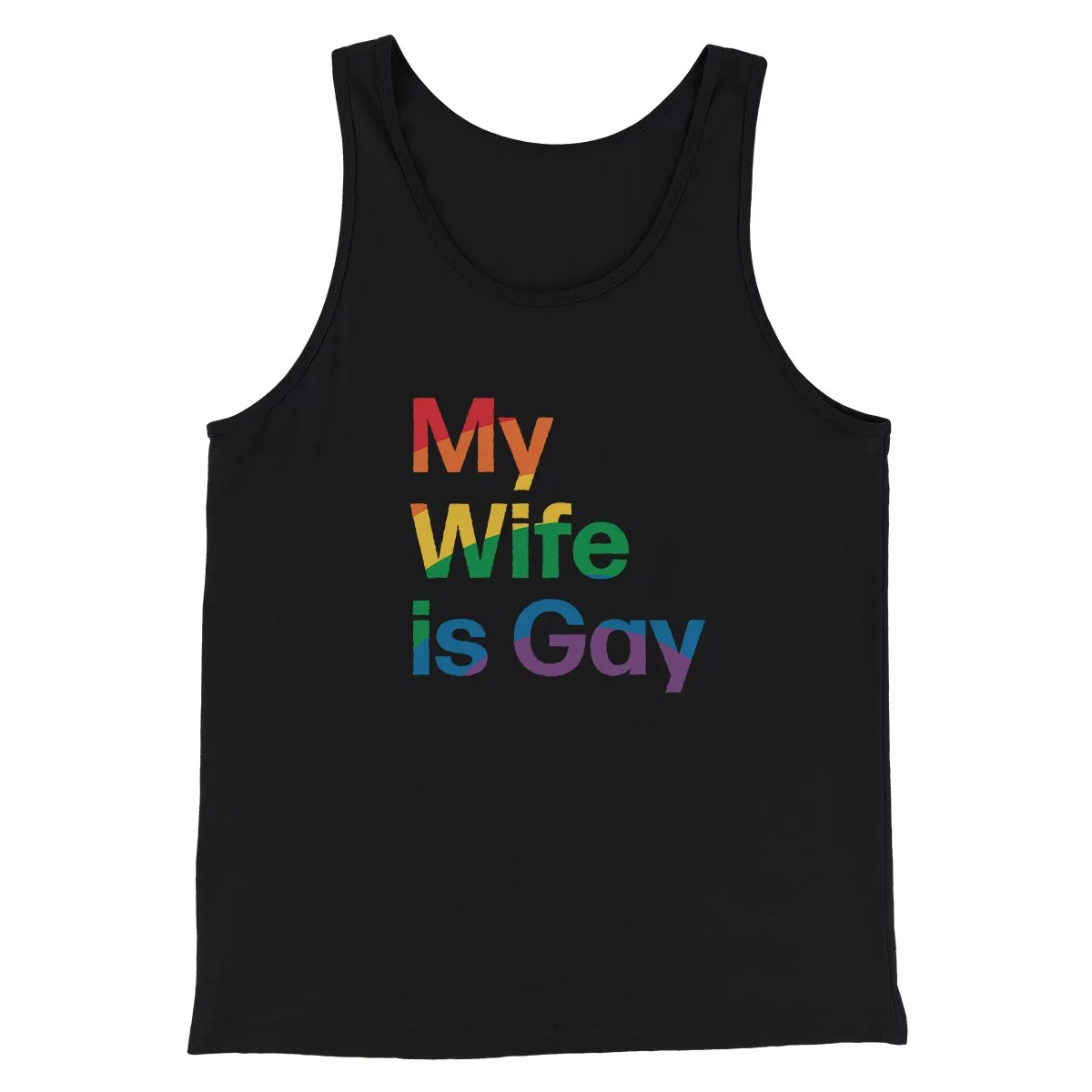 My Wife Is Gay Men/Unisex Tank Top