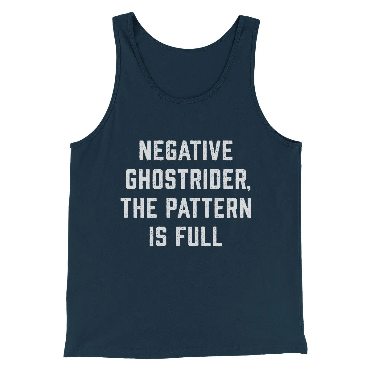 Negative Ghostrider The Pattern Is Full Funny Movie Men/Unisex Tank Top