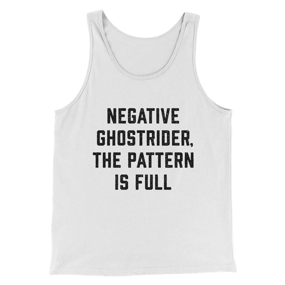 Negative Ghostrider The Pattern Is Full Funny Movie Men/Unisex Tank Top